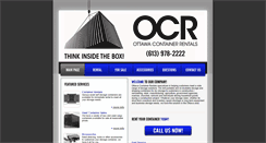 Desktop Screenshot of ottawacontainerrentals.com